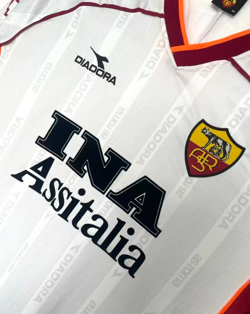 1999/00 Roma Away Long Sleeve Jersey