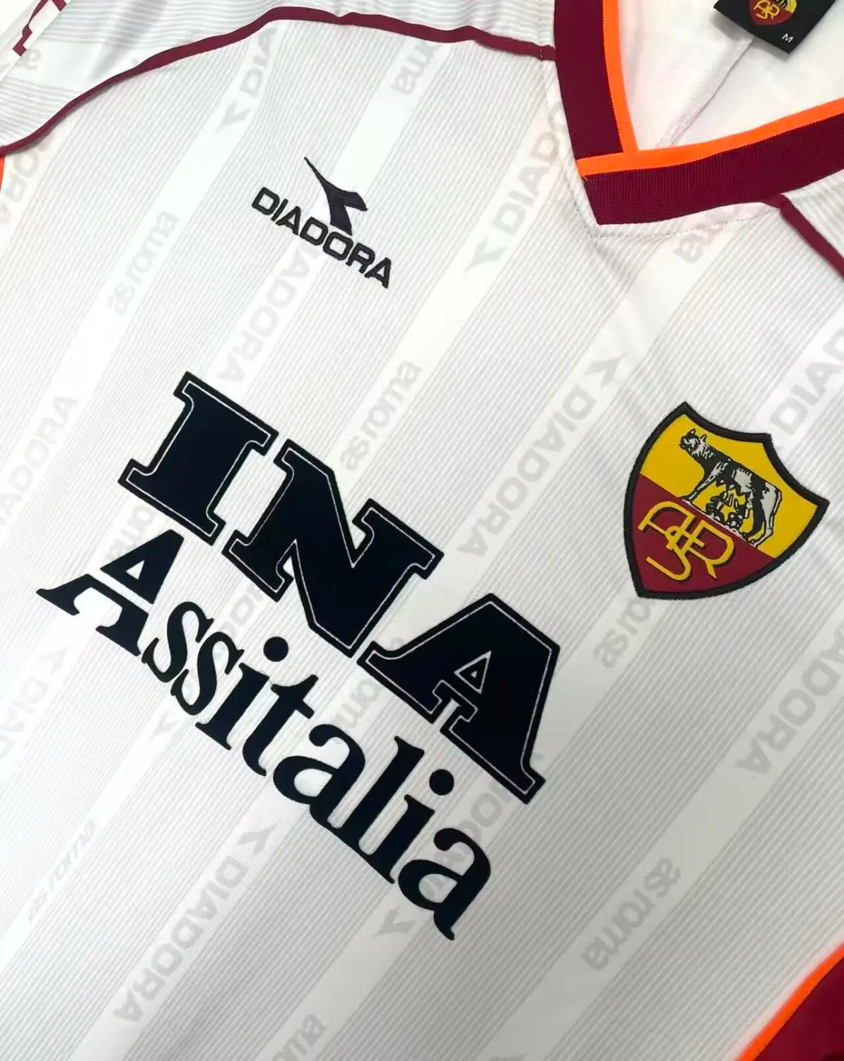 1999/00 Roma Away Long Sleeve Jersey