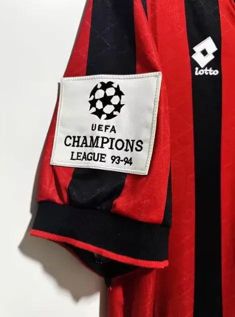 1993/94 AC Milan UCL Jersey